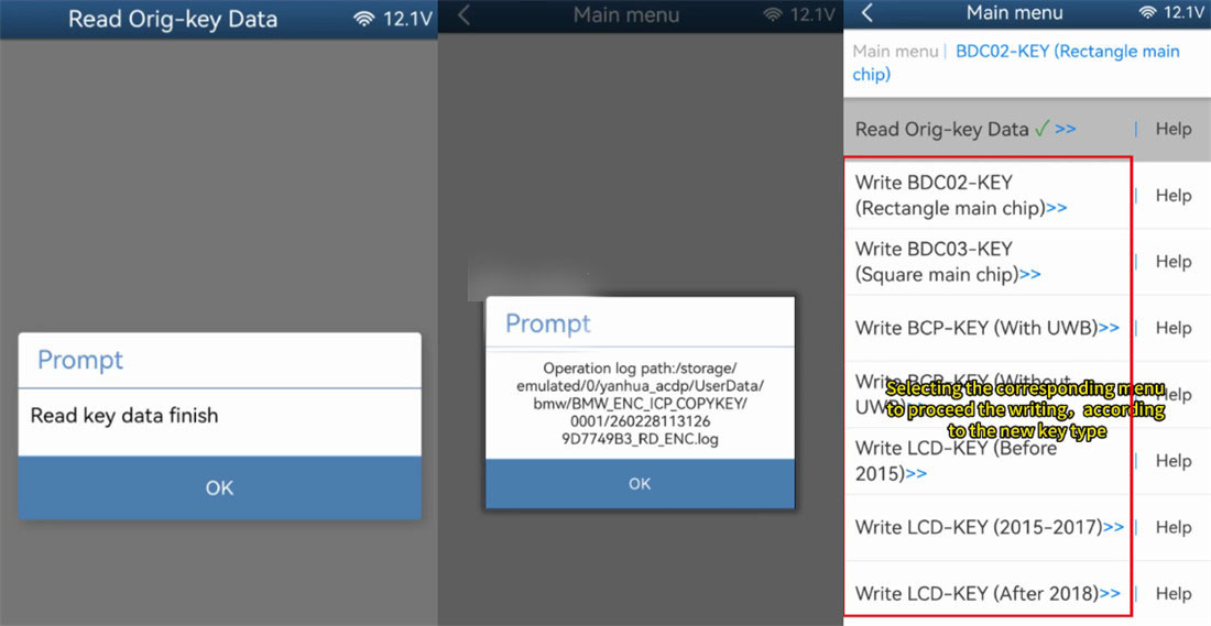 Automatic backup file location