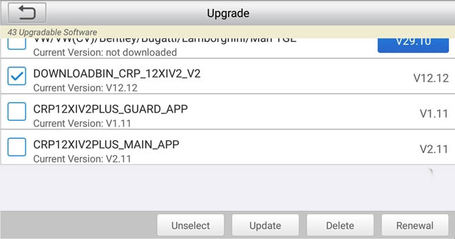 launch crp firmware update failed solution 1