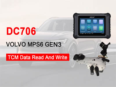 Как читать и записывать данные TCM Volvo MPS6 GEN3 с помощью OBDSTAR DC706