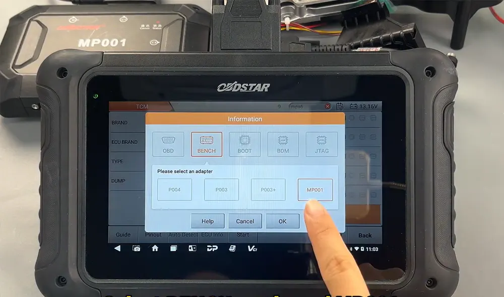 Connection confirmation and Flash read option
