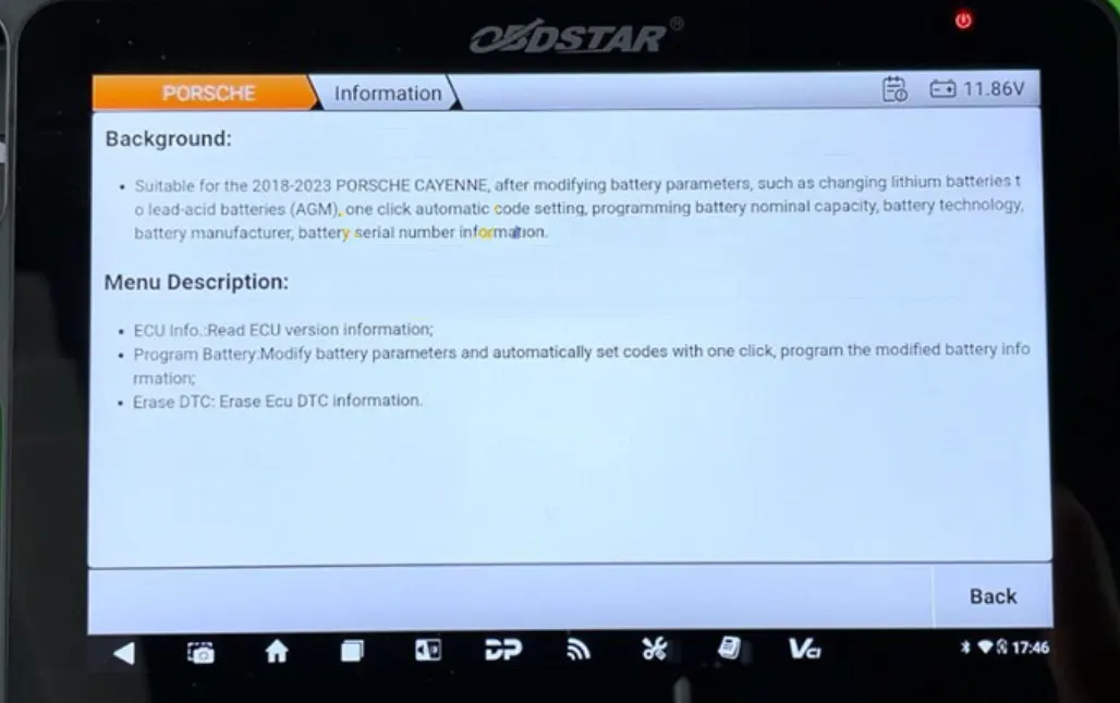 OBDSTAR X300 Classic G3 Key Programmer