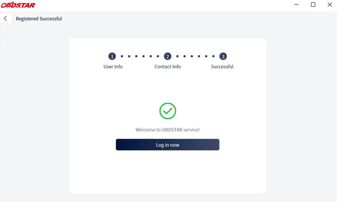 Registration screen 4