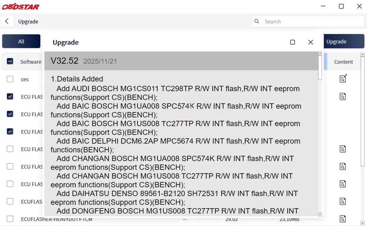 Update details view