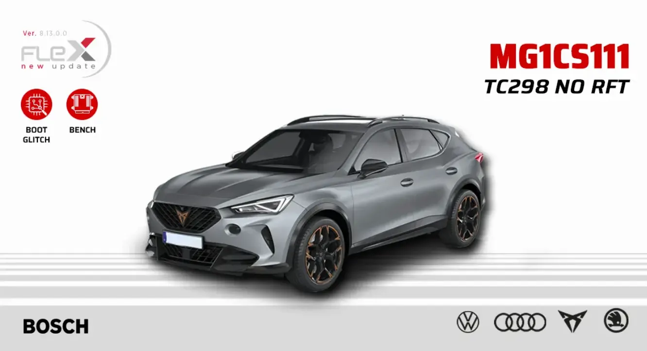 Flex 8.13.0.0 теперь поддерживает VAG Bosch MG1CS111 TC298