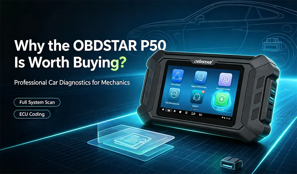 Why the OBDSTAR P50 Is Worth Buying