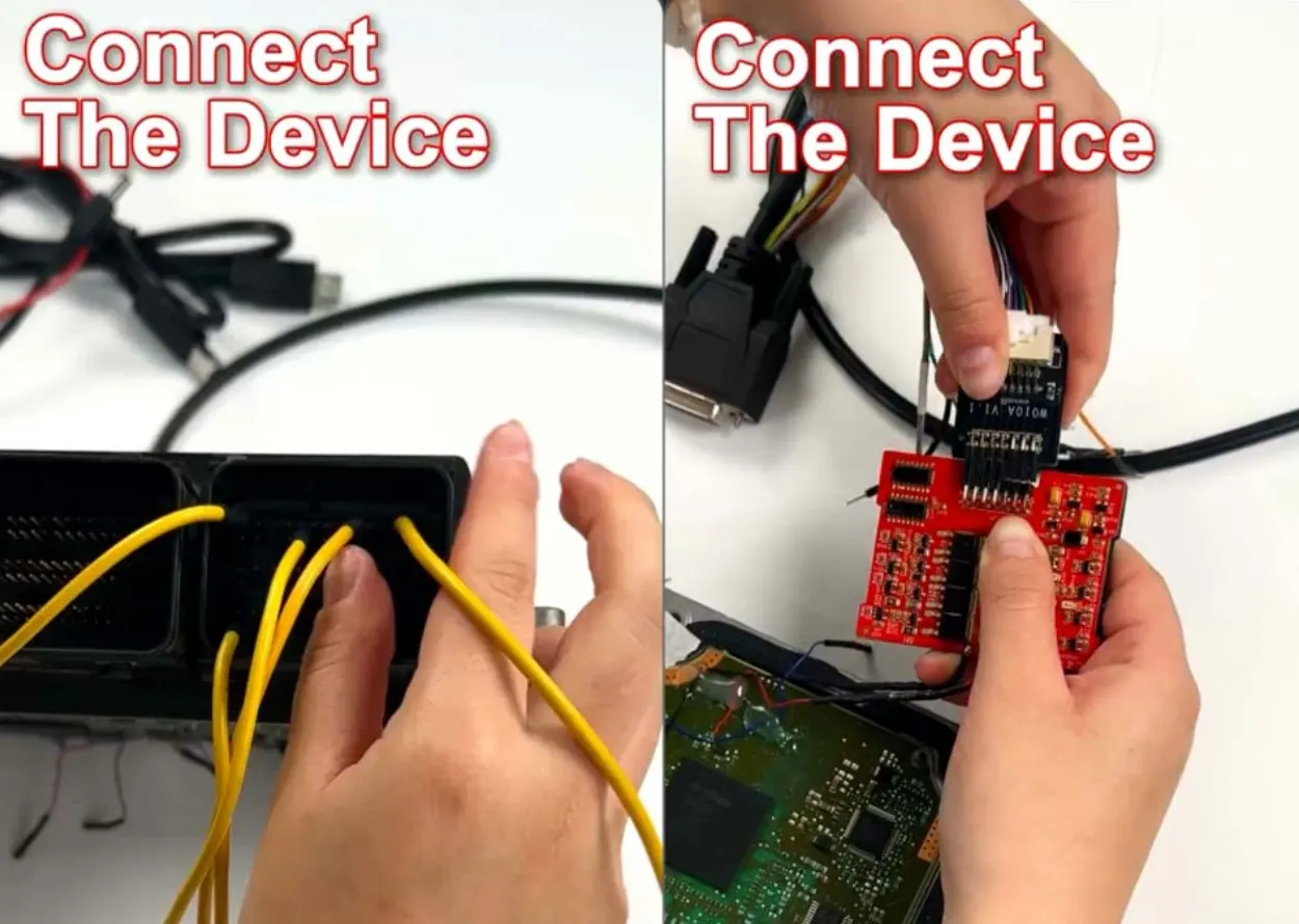 Power supply connection for OBDSTAR ECU Master Ford ECU unlock