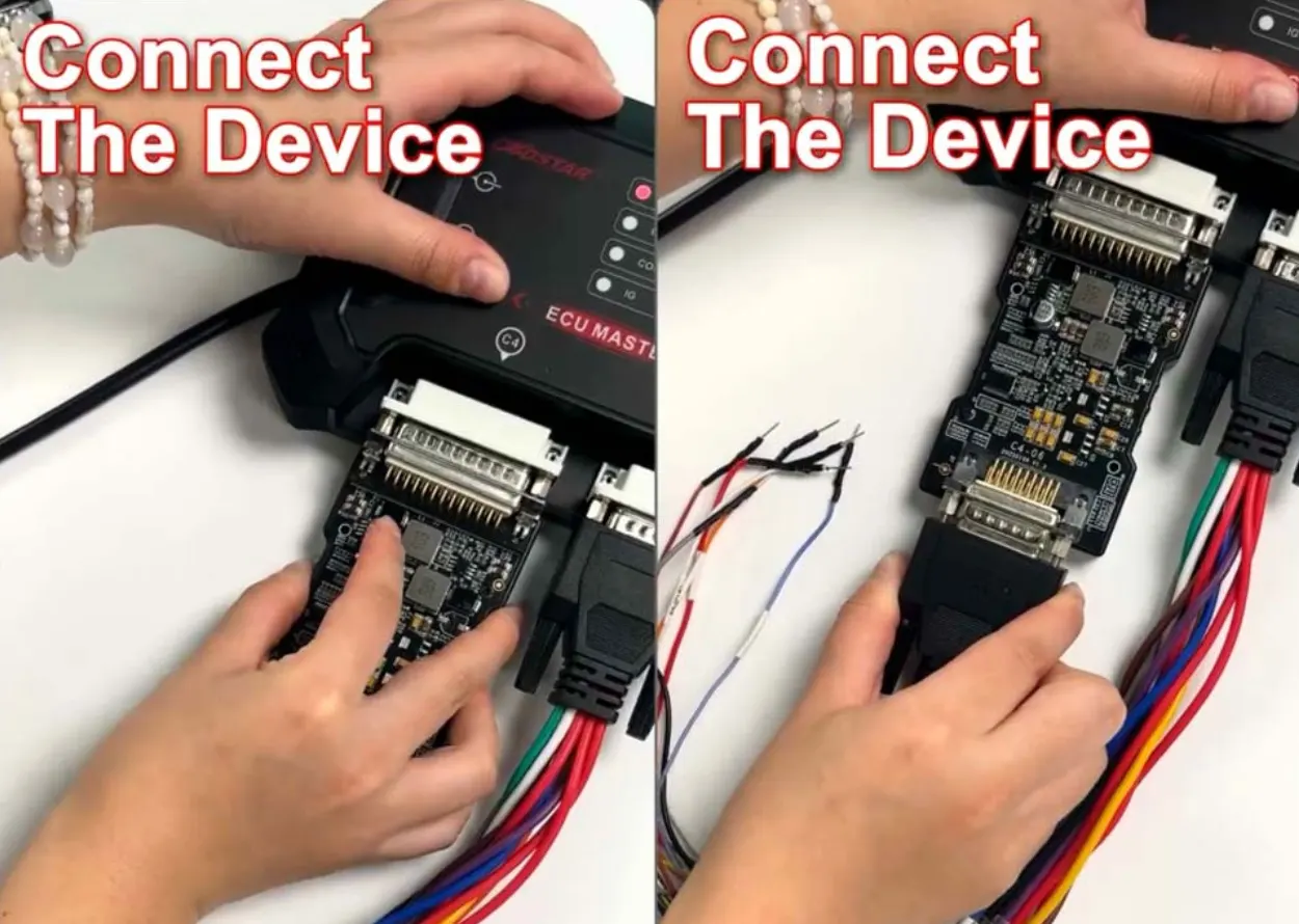OBDSTAR ECU Master powered setup for MD1CP006 Boot mode service