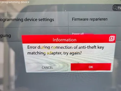Launch X-PROG5 Solid Red Light: Why Software Version Comes Before Firmware Recovery