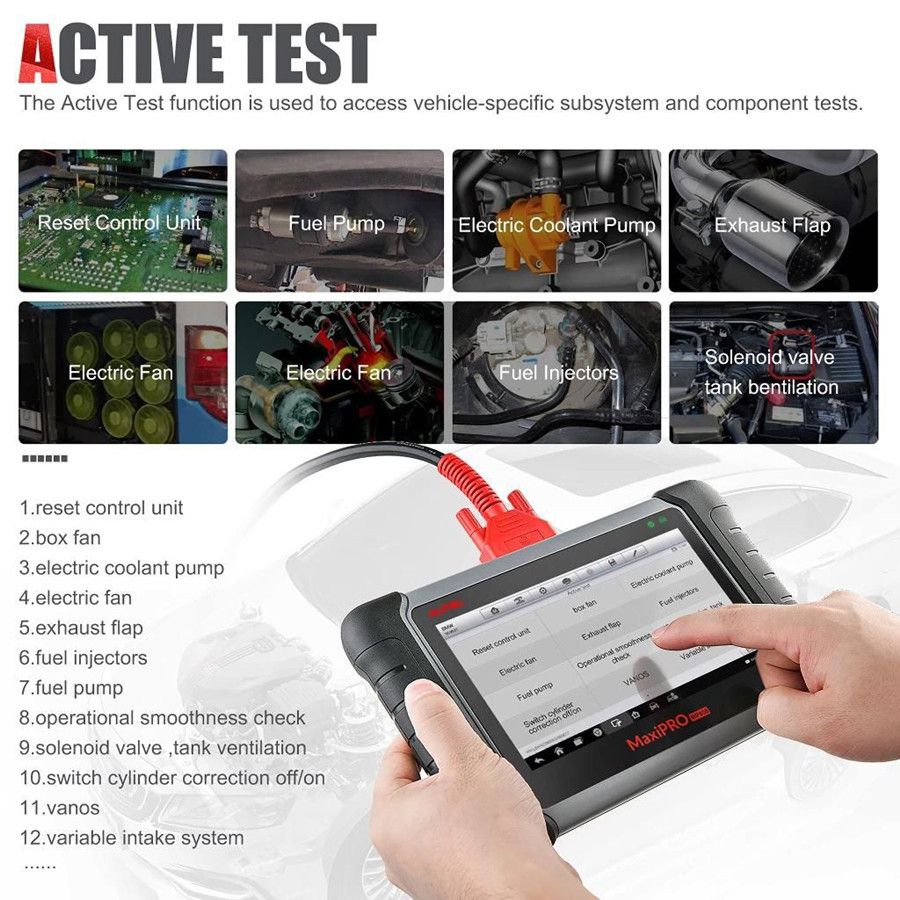 Активный тест Autel MP808K