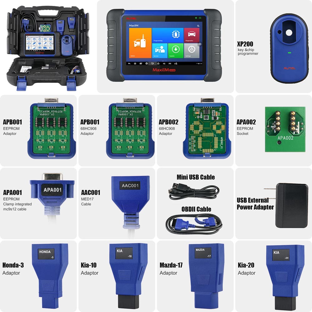 Комплектация Autel IM508