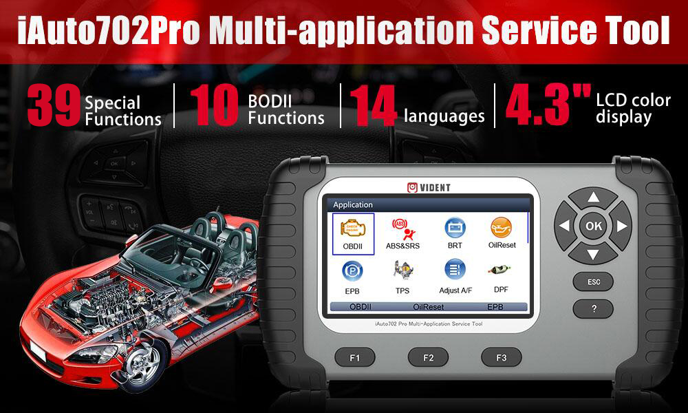 VIDENT iAuto 702 Pro Многофункциональный сервисный инструмент