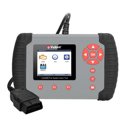 Оригинальный VIDENT iLink400 Полный системный сканер Поддержка одной марки ABS/SRS/EPB// Регенерация/Сброс масла