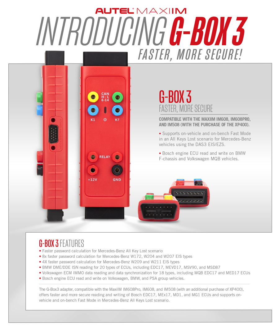 Адаптер Autel MaxiIM G-BOX 3
