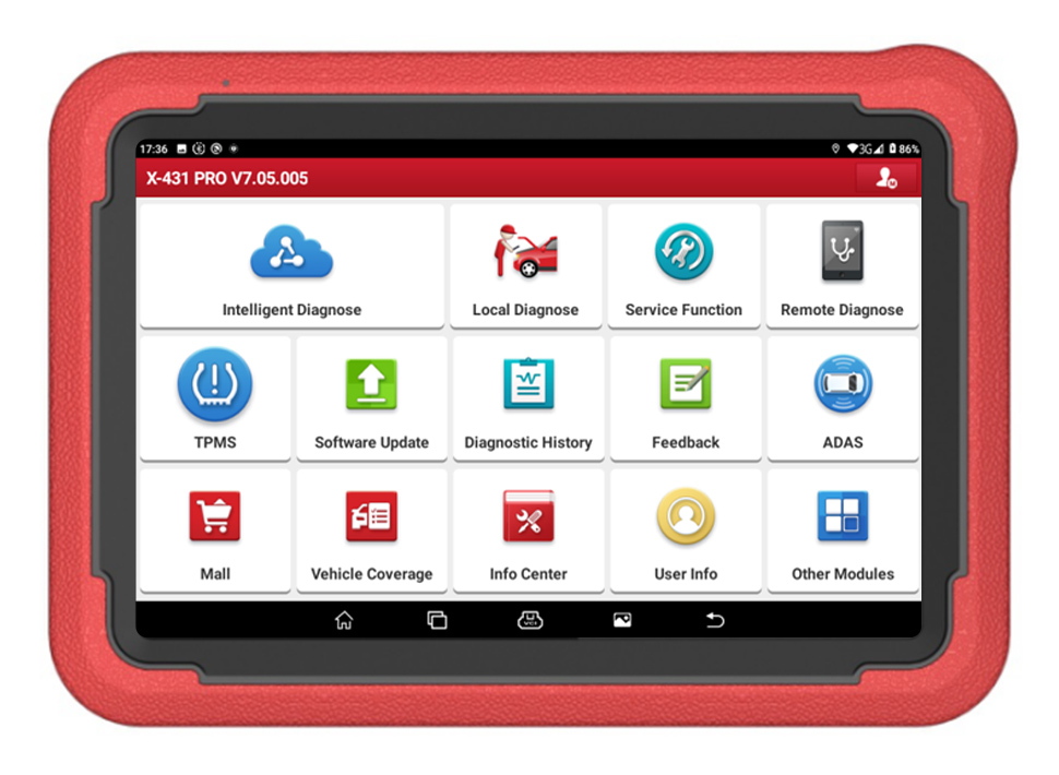 Диагностический инструмент Launch X-431 PROS V5.0 с 37 специальными функциями