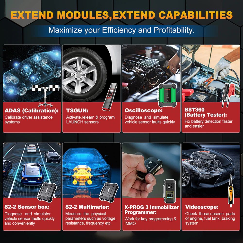 модуль расширения launch x431 pro elite