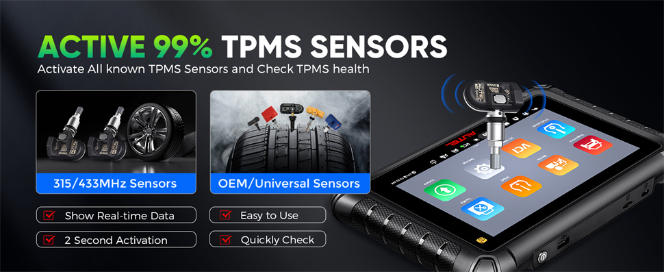 Autel MaxiCheck MX900TS MX900-TS All System Diagnostic with Full TPMS Functions Bi-Directional 40+ Services Updated Of MX808TS/MX808STS/MK808TS