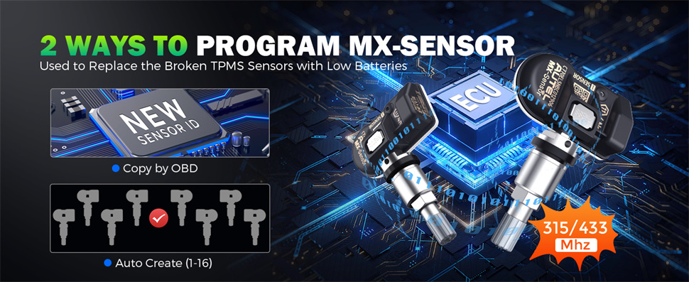 Autel MaxiCheck MX900TS MX900-TS All System Diagnostic with Full TPMS Functions Bi-Directional 40+ Services Updated Of MX808TS/MX808STS/MK808TS
