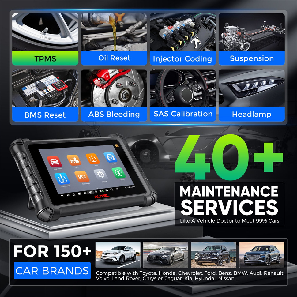 Autel MaxiCheck MX900-TS with 40+ Maintenance Services