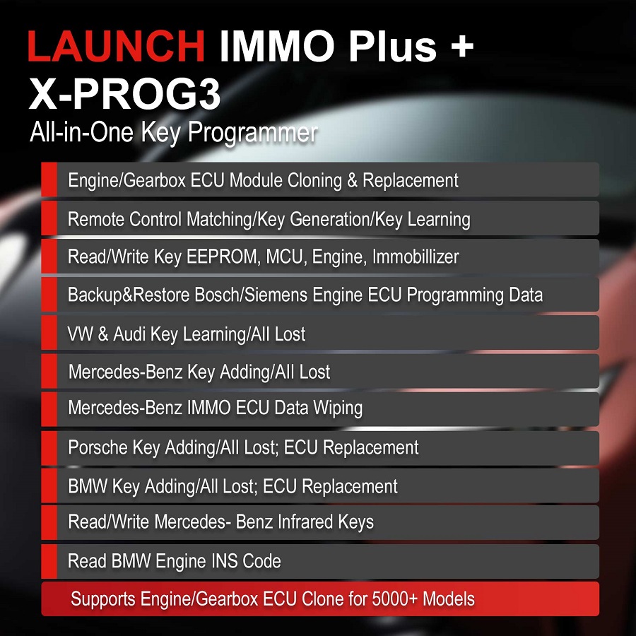  LAUNCH X431 IMMO PLUS Key Programmer 