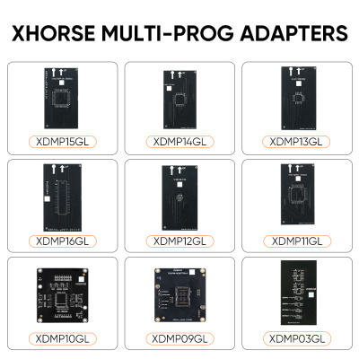 Xhorse Multi Prog Адаптеры для EEPROM и FLASH 9 шт./набор