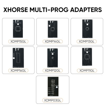 Xhorse Multi Prog Programmer Adapters XDMP03GL VH23/ XDMP11GL VH43/ XDMP12GL VH40/ XDMP13GL VH41/ XDMP14GL VH42/ XDMP15GL VH44/ XDMP16GL VH45 и т.д.