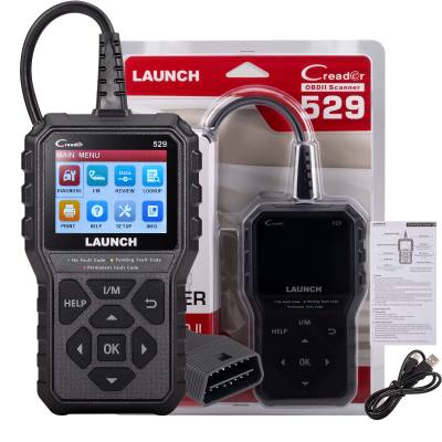 ЗАПУСК CR529 OBD2 Сканер Диагностический Инструмент, Полный Сканер OBD2 Резервное Копирование, Очистка Кодов, Один Клик I/M, для Любителей с Автомобилями После 1996 Года