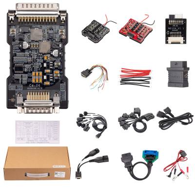 OBDSTAR RH850/V850 C4-06 Адаптер Полный комплект с MQB Collector ECM001 TCM030 для MQB Все ключи потеряны, сброс подушек безопасности, чтение данных IMMO / Pincode