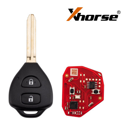 XHORSE XKTO25EN для моделей Toyota 2 кнопки треугольный второй поколение проводной пульт 5шт/лот