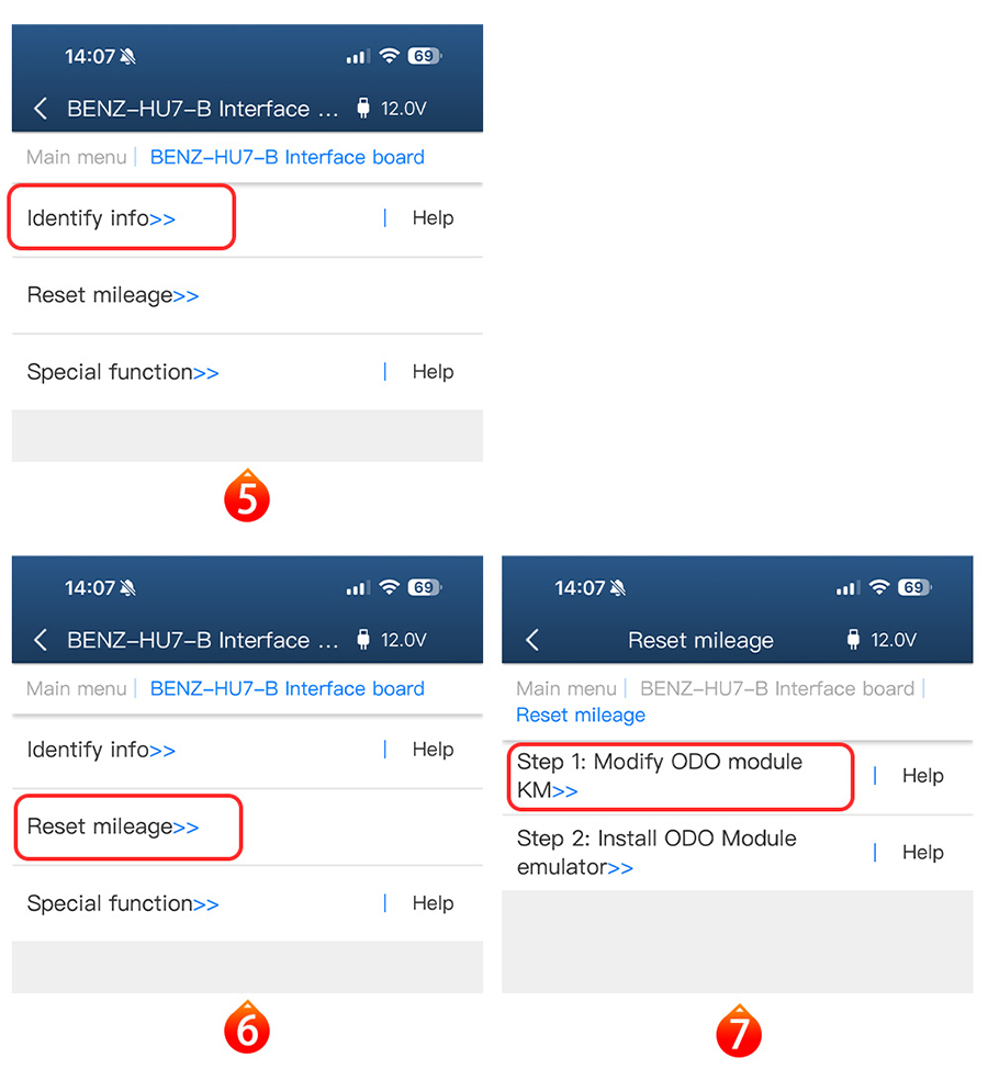 YANHUA Module 39 MB HU7 Instrument Module Mileage Correction