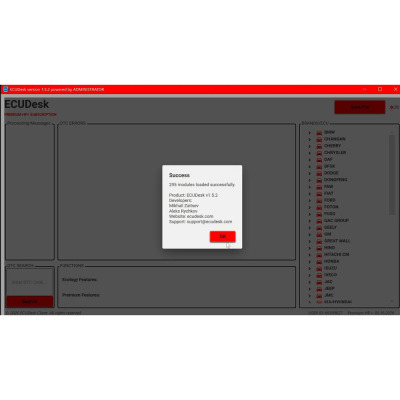 Программное обеспечение для настройки ЭБУ ECUDesk HP+ версии Stage1