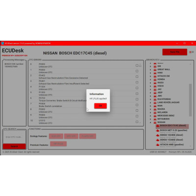 ECUDesk HP+ Version Stage1 ECU Tuning Software