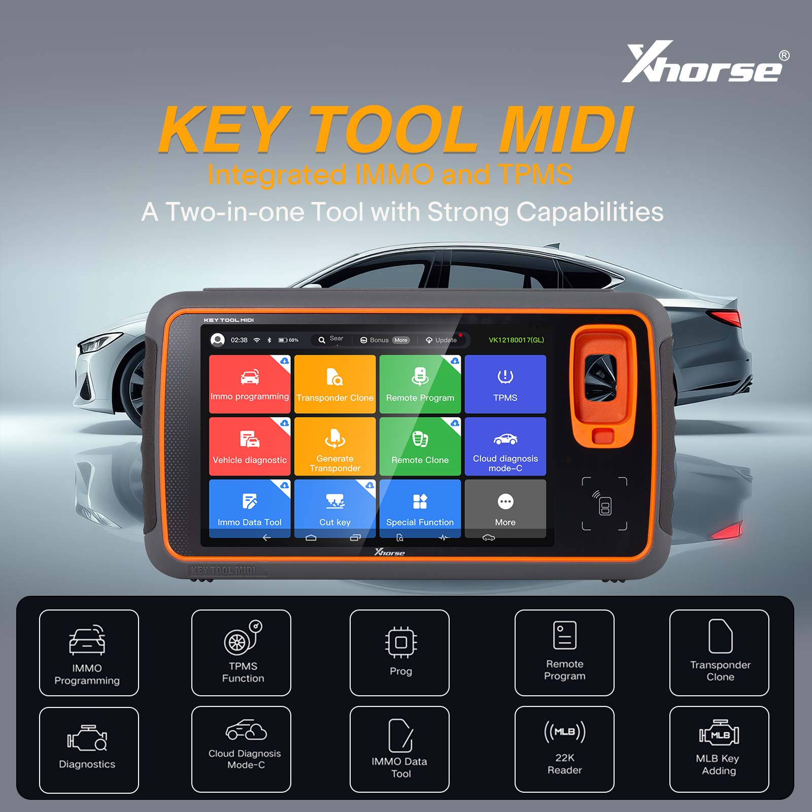 Xhorse Key Tool MIDI, расширенная версия
