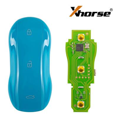 XHORSE XSSC24EN XM38 TOY.T Универсальный смарт-ключ 3 кнопки, стиль суперкара, цвет Майами Блю, 5 шт./лот
