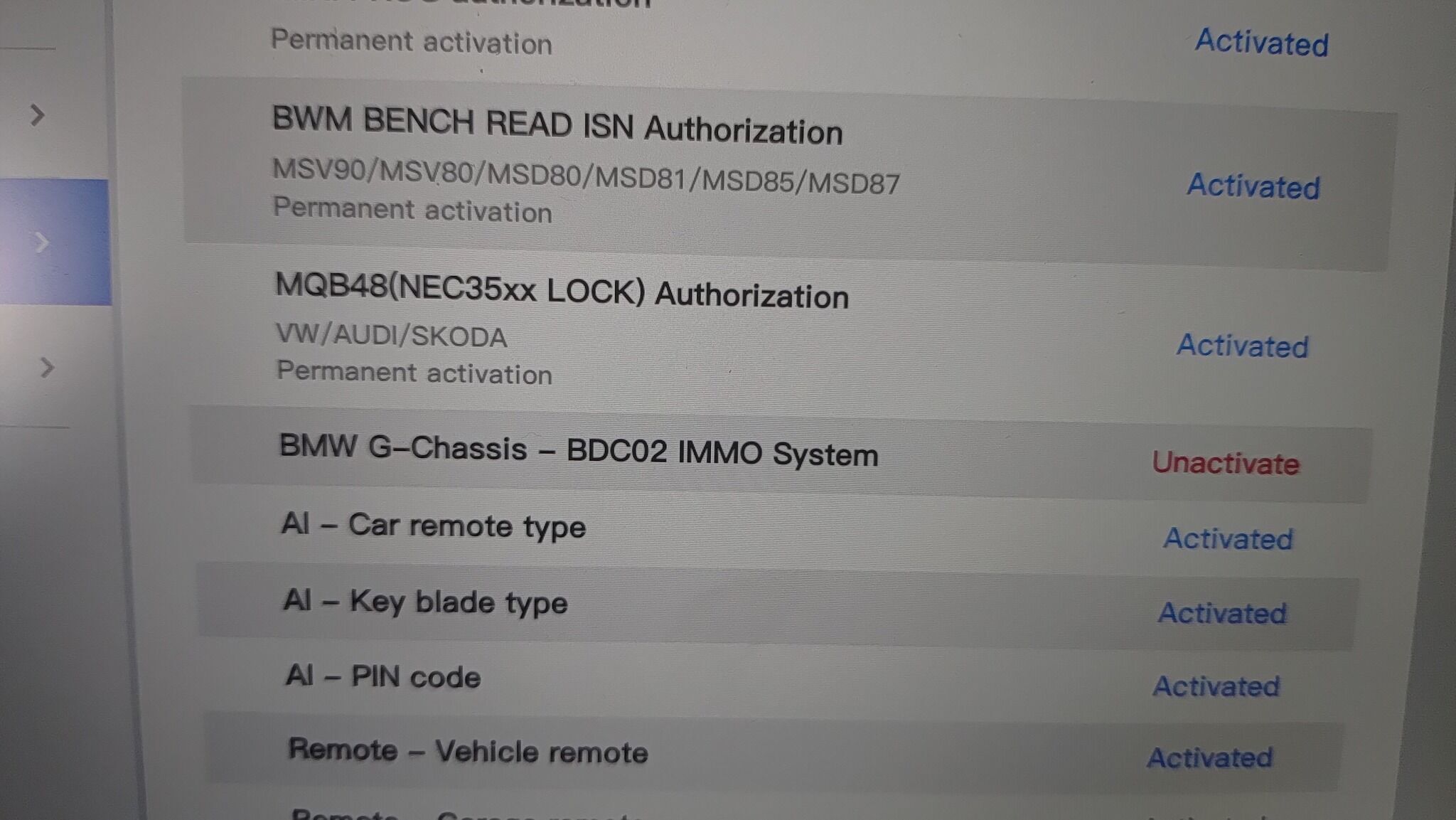 Xhorse XDNPBGGL BMW-G BDC2 Adapter
