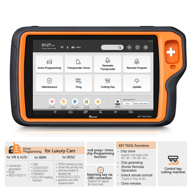 Xhorse VVDI Key Tool Plus Pad Global Advanced Full Version с лицензией VW MQB48-NEC35xx, BMW Bench Read ISN и лицензией для мотоциклов BMW