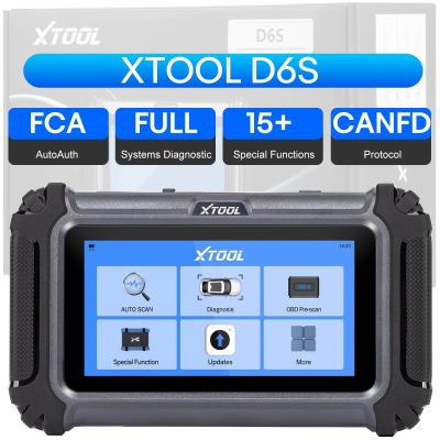 XTOOL D6S Полный системный диагностический инструмент с 30 сервисными функциями, бесплатное обновление на весь срок службы