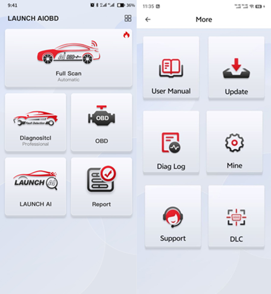 Терминал для автомобильной диагностики LAUNCH AIOBD