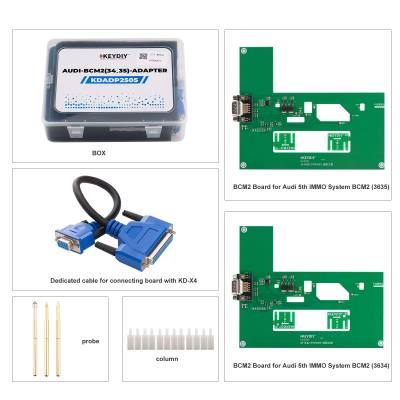 KEYDIY BCM2 (34 35) Adapter KDADP2505 for Audi 5th IMMO System BCM2 (3634, 3635) Work with KD-X4