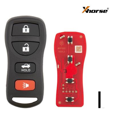 XHORSE XKNI20EN Проводной удаленный ключ Nissan Отдельный 4 кнопки Второе поколение Проводной удаленный ключ 5 шт./лот