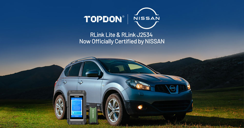 Topdon Rlink X7 с лицензией Nissan поддерживает Consult3 Plus 