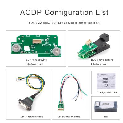 2026 New Yanhua ACDP ACDP2 BDC3 BCP interface Board Work With Module 38 BMW BDC2 IMMO Module