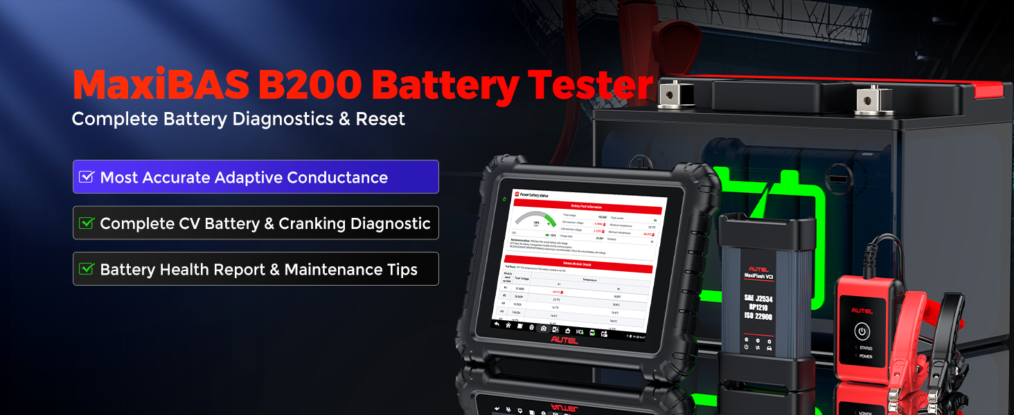 Autel Maxisys MS909CV BATTERY TESTER