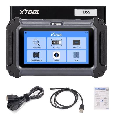 XTOOL D5S Автомобильный сканер с 16 сервисными функциями поддерживает сброс индикатора масла, EPB, SAS, сброс BMS, дроссельной заслонки, сброс TPMS, ABS