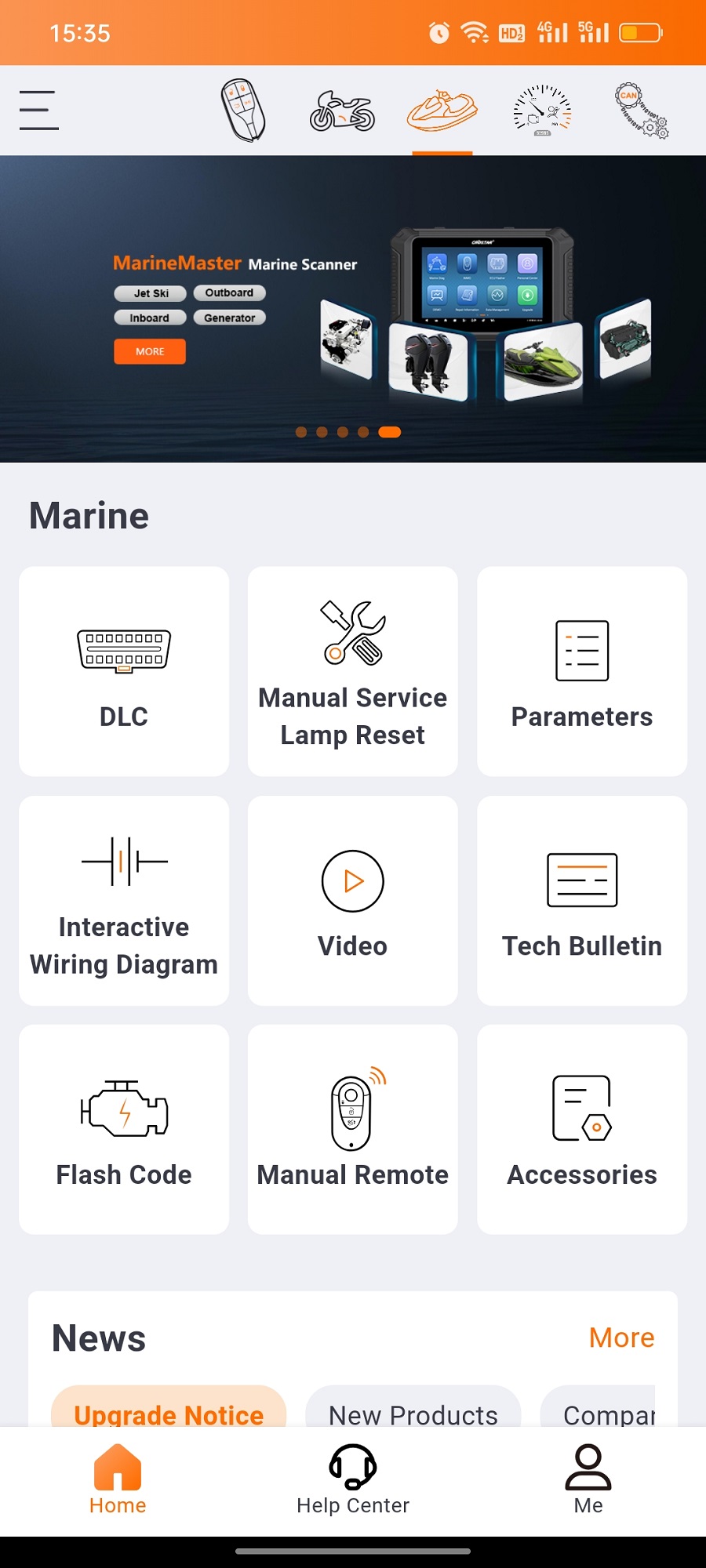 OBDSTAR ISCAN PRO INDMAR (Marine) Поддерживает диагностику INDMAR Marine, сброс BLM, очистку фазорегулятора, сброс монитора ресурса масла