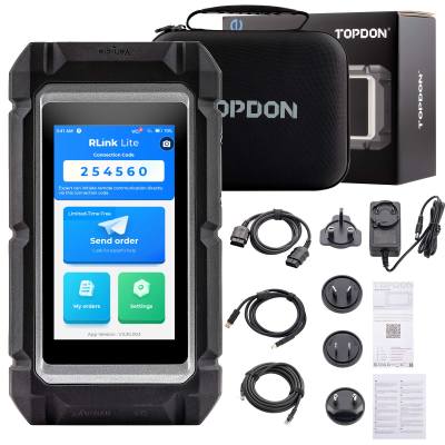 TOPDON RLink Lite 5-в-1 Специальная поддержка инспекции D9S Локальная и удаленная диагностика, совместимость с D-PDU, J2534 и RP1210