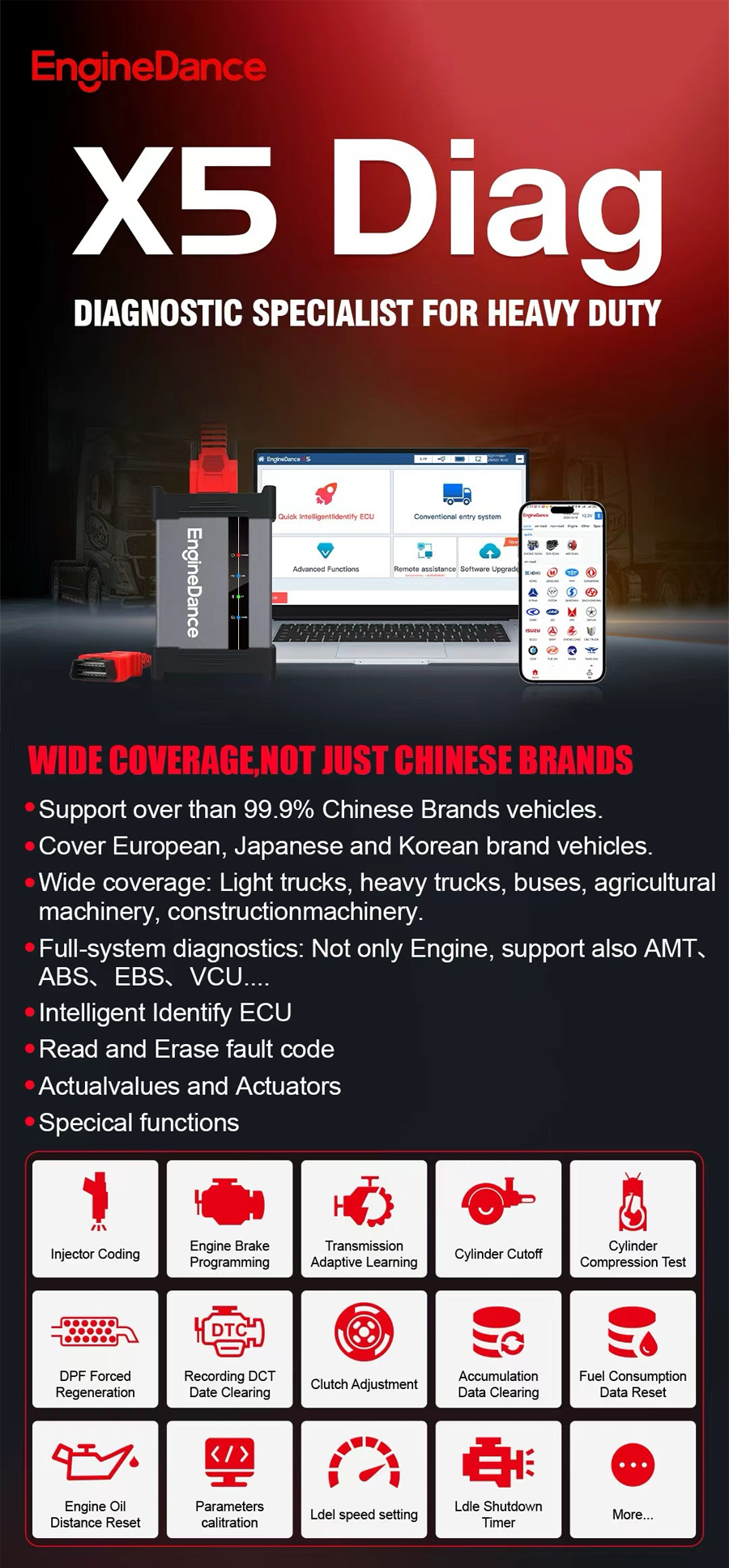 EngineDance&nbsp;X5&nbsp;Diag&nbsp;Truck&nbsp;Diagnostics