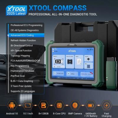 XTOOL COMPASS Master Identifix Smart Diagnostic J2534 ECU Programming Report 2.0 & Pre/Post Scan 51+ Maintenance Services