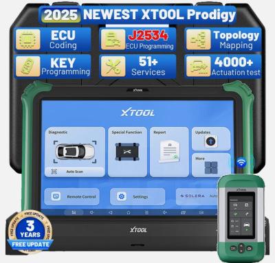 XTOOL Prodigy Смарт-диагностический сканер J2534 Программатор ЭБУ Тест аккумулятора 51+ сбросов