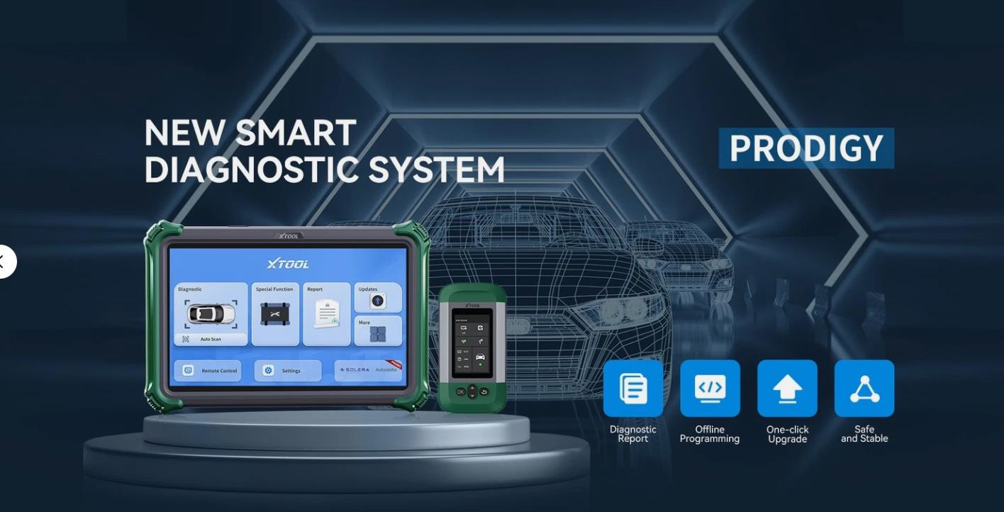 Флагманская двунаправленная интеллектуальная диагностическая система XTOOL PRODIGY