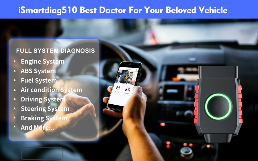 Vident iSmartDiag510 All System Car Diagnostic Tool 